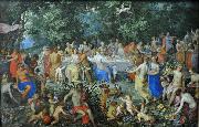 Hendrick van Balen the Elder The Wedding of Thetis and Perseus with Apollo and the Concert of the Muses, or The Feast of the Gods oil painting reproduction